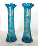 Emaille paire vase Art Nouveau.jpg